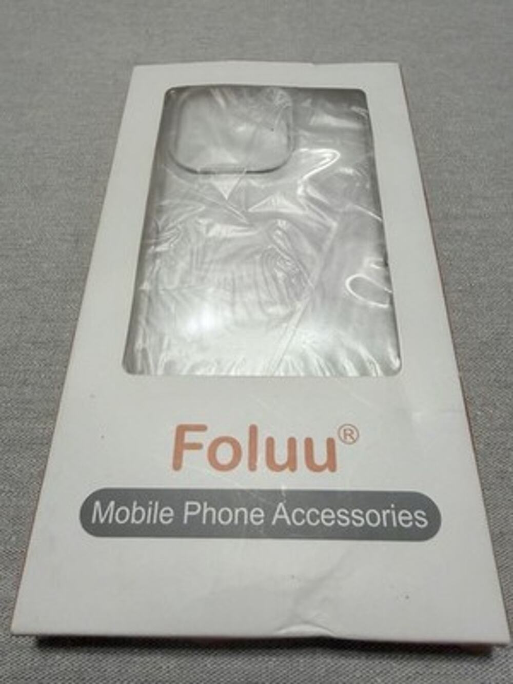 Foluu Phone Case For iPhone 15 Pro Crystal Clear